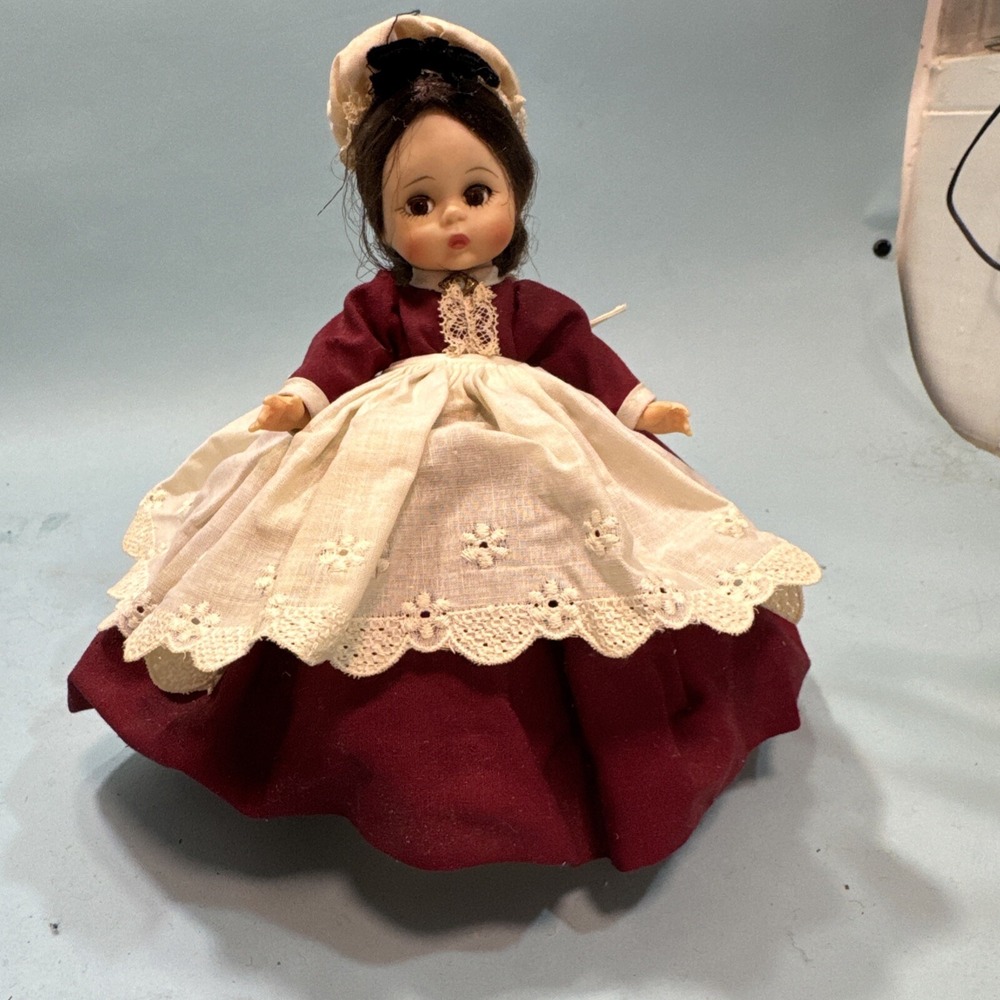 Vintage Madame Alexander Kins Marme Jointed Bent Knee Walker Doll 1950s 7.5in